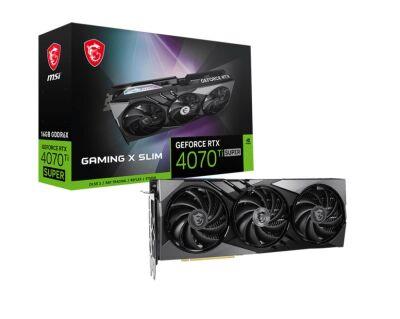  PCIE16 RTX4070TI SUPER 16G RTX 4070 TI SUPER 16G GAMING X SLIM MSI