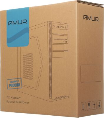 �� Amur ������ A5A14 ����.466219.002 MT Ryzen 5 3400G (3.7) 8Gb SSD256Gb RX Vega 11 FreeDOS GbitEth 400W ���� ���������� ������ (RUS) (����.466219.002 2169402)