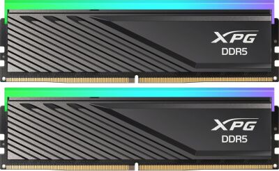 ������ DDR5 2x16GB 5600MHz A-Data AX5U5600C4616G-DTLABRBK XPG Lancer Blade RGB RTL PC5-44800 CL46 DIMM ECC 288-pin 1.1� kit single rank Ret