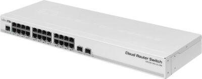 ���������� MikroTik CRS326-24G-2S+RM (L3) 24x1����/� 2SFP+ �����������