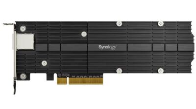   SYNOLOGY E10M20-T1 PCIe 3.0 x8 10GbE 2 x m.2 SSD RJ-45 