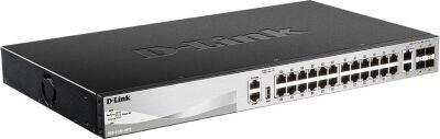 ���������� D-Link DGS-3130-30TS/B1A (L3) 24x1����/� 2x10����/� 4x�����(10GBase-T/SFP+) 4SFP+ �����������