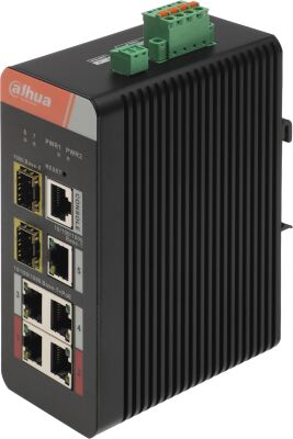 ���������� Dahua DH-IS4207-4GT-120 (L2) 1x100����/� 4x1����/� 2SFP 4PoE 120W �����������