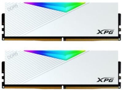   XPG LANCER RGB 32GB DDR5-6000 AX5U6000C4016G-DCLARWH,CL40, 1.35V K2*16GB RGB WHITE ADATA