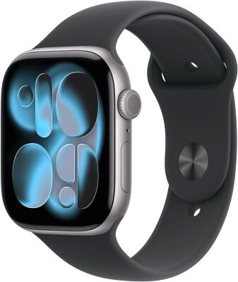 �����-���� Apple Watch Series 11 A3333 46�� OLED ����.����� ������ Sport Band ���.������ ����.�����.:M/L (MEV44X/A)