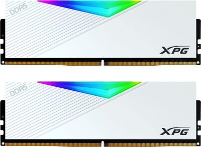 ������ DDR5 2x32GB 6400MHz A-Data AX5U6400C3232G-DCLARWH XPG Lancer RGB RTL Gaming PC5-51200 CL32 DIMM UDIMM 288-pin 1.4� kit dual rank � ���������� Ret