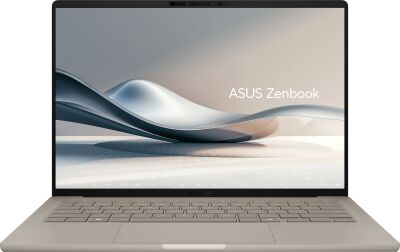 ������� Asus Zenbook 14 UX3407NA-QD100W Snapdragon X2 Elite 32Gb SSD1Tb Qualcomm Adreno 14" OLED WUXGA (1920x1200) Windows 11 Home beige WiFi BT Cam Bag (90NB1711-M007R0)