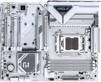 ����������� ����� Gigabyte B850 EAGLE WIFI7 ICE Socket AM5 AMD B850 4xDDR5 ATX AC`97 8ch(7.1) 2.5Gg RAID+HDMI+DP