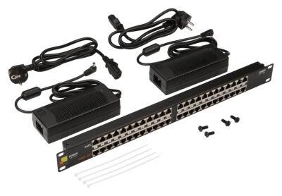 ����-������ Lanmaster LAN-PP24-POE/A2 19" 1U 24xRJ45 ���.5e