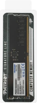 ������ DDR5 16GB 5600MHz Patriot PSD516G560081 Signature RTL PC5-44800 CL46 DIMM UDIMM 288-pin 1.1� single rank Ret