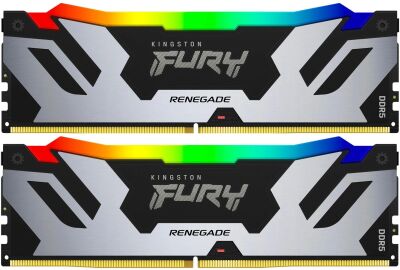 ������ DDR5 2x16GB 7200MHz Kingston KF572C38RSAK2-32 Fury Beast RGB RTL Gaming PC5-57600 CL38 DIMM 288-pin 1.45� kit single rank � ���������� Ret
