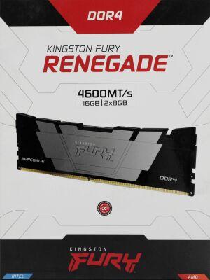 ������ DDR4 2x8GB 4600��� Kingston KF446C19RB2K2/16 Fury Renegade Black RTL Gaming PC4-36800 CL19 DIMM UDIMM 288-pin 1.5� kit dual rank � ���������� Ret