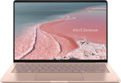������� Asus Zenbook 14 UX3480KA-U1157 Ryzen AI 5 330 16Gb SSD512Gb AMD Radeon 14" OLED WUXGA (1920x1200) ��� �� coral WiFi BT Cam Bag (90NB1AR5-M00800)