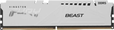 ������ DDR5 16GB 6000MHz Kingston KF560C36BWE2-16 Fury Beast White Expo RTL Gaming PC5-48000 CL36 DIMM UDIMM 288-pin 1.35� dual rank � ���������� Ret