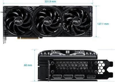 ���������� Palit PCI-E 5.0 PA-RTX5070 GAMINGPRO NVIDIA GeForce RTX 5070 12Gb 192bit GDDR7 2325/28000 HDMIx1 DPx3 HDCP Ret