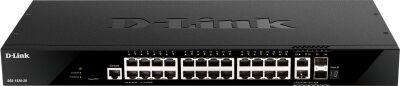 ���������� D-Link DGS-1520-28/A1A (L3) 24x1����/� 2x10����/� 2x�����(10GBase-T/SFP+) �����������