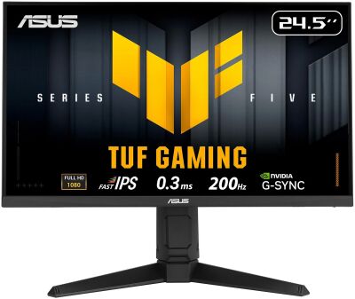 ������� Asus 24.5" TUF Gaming VG259QL5A ������ IPS LED 16:9 HDMI M/M ������� HAS Piv 300cd 178��/178�� 1920x1080 200Hz FreeSync Premium DP FHD 4.9��