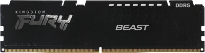 ������ DDR5 16GB 5600MHz Kingston KF556C36BBE-16 Fury Beast Black Expo RTL Gaming PC5-44800 CL36 DIMM UDIMM 288-pin 1.25� kit single rank � ���������� Ret