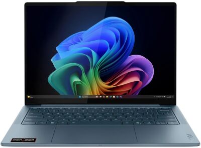 ������� Lenovo Yoga Slim7 14AKP10 Ryzen AI 5 340 16Gb SSD1Tb AMD Radeon 840M 14" OLED 2.8K (2880x1800) Windows 11 Home turquoise WiFi BT Cam (83JY0009RK)