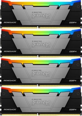 ������ DDR4 4x8GB 3600MHz Kingston KF436C16RB2AK4/32 Fury Renegade RGB RTL Gaming PC4-28800 CL16 DIMM UDIMM 288-pin 1.35� single rank � ���������� Ret