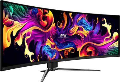 ������� MSI 49" MPG 491CQPX QD-OLED ������ QD OLED LED 32:9 HDMI ������� HAS Piv 250cd 178��/178�� 5120x1440 240Hz DP USB 10.6��