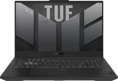 ������� Asus TUF Gaming A17 FA707NUG-HX182 Ryzen 7 7445HS 16Gb SSD512Gb NVIDIA GeForce RTX4050 6Gb 17.3" IPS FHD (1920x1080) ��� �� grey WiFi BT Cam (90NR0EF5-M00AX0)
