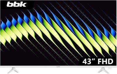 ��������� LED BBK 43" 43LEM-1053/FTS2C (W) ����� FULL HD 60Hz DVB-T2 DVB-C DVB-S2 USB (RUS)