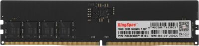 ������ DDR5 16GB 5600MHz Kingspec KS5600D5P12516G RTL PC5-44800 CL40 DIMM UDIMM 288-pin 1.35� single rank Ret