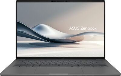 ������� Asus Zenbook 14 UX3407RA-QD038W Snapdragon X Elite X1E-78-100 32Gb SSD1Tb Qualcomm Adreno 14" OLED WUXGA (1920x1200) Windows 11 Home grey WiFi BT Cam Bag (90NB16G2-M00360)