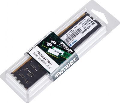 ������ DDR5 8GB 4800MHz Patriot PSD58G480041 Signature RTL PC5-38400 CL40 DIMM UDIMM 288-pin 1.1� single rank Ret