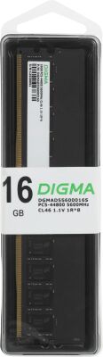 ������ DDR5 16GB 5600MHz Digma DGMAD55600016S RTL PC5-44800 CL46 DIMM UDIMM 288-pin 1.1� single rank Ret