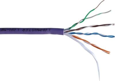 ������ �������������� Lanmaster LAN-5EUTP-PT-LSZH-VI ���.5E UTP 4 ���� 24AWG LSZH ���������� 305� ����������