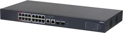 ���������� Dahua DH-CS4220-16GT-190 (L2) 16x100����/� 2x1����/� 2x�����(1000BASE-T/SFP) 2SFP 16PoE 190W �����������