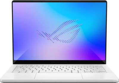 ������� Asus ROG Zephyrus G14 GU405AR-SY018 Core Ultra 9 386H 32Gb SSD1Tb NVIDIA GeForce RTX5070Ti 12Gb 14" OLED 3K (2880x1800) ��� �� white WiFi BT Cam Bag (90NR0P93-M000X0)