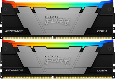 ������ DDR4 2x8GB 4600��� Kingston KF446C19RB2AK2/16 Fury Renegade RGB RTL Gaming PC4-36800 CL19 DIMM UDIMM 288-pin 1.5� kit single rank � ���������� Ret