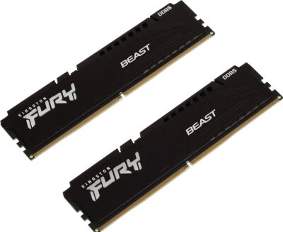 ������ DDR5 2x16GB 5600MHz Kingston KF556C40BBK2-32 Fury Beast RTL Gaming PC5-44800 CL40 DIMM UDIMM 288-pin 1.25� single rank � ���������� Ret