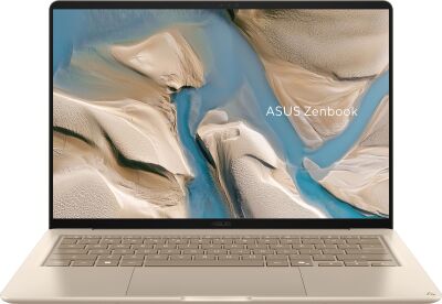 ������� Asus Zenbook 14 UX3480KA-U1141 Ryzen AI 5 330 16Gb SSD256Gb AMD Radeon 820M 14" OLED WUXGA (1920x1200) ��� �� beige WiFi BT Cam Bag (90NB1AR2-M00770)