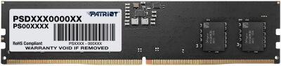 ������ DDR5 8GB 5600MHz Patriot PSD58G560041 Signature RTL PC5-44800 CL46 DIMM UDIMM 288-pin 1.1� single rank Ret