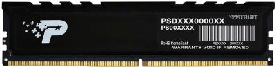 ������ DDR5 16GB 5200MHz Patriot PSP516G520081H1 Signature Premium RTL PC5-41600 CL42 DIMM UDIMM 288-pin 1.1� single rank � ���������� Ret