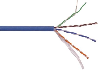 ������ �������������� Lanmaster LAN-5EUTP-HFLT-BL ���.5E UTP 4 ���� 24AWG LSZH ���������� 305� �����