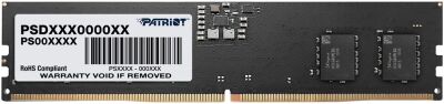 ������ DDR5 32GB 4800MHz Patriot PSD532G48002 Signature RTL PC5-38400 CL40 DIMM UDIMM 288-pin 1.1� dual rank Ret