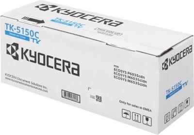 �������� �������� Kyocera TK-5150C 1T02NSCNL0 ������� (10000���.) ��� Kyocera P6035cdn/M6035cidn/M6535cidn