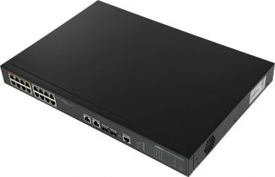 ���������� Dahua DH-LR2218-16ET-240 (L2) 16x100����/� 2x1����/� 2x�����(1000BASE-T/SFP) 2SFP 14PoE+ 2PoE++ 240W �����������