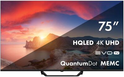 ��������� QLED Haier 75" Smart TV S2 Pro Frameless ������ 4K Ultra HD 60Hz DVB-T DVB-T2 DVB-C DVB-S DVB-S2 USB WiFi Smart TV