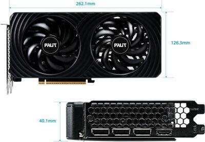 ���������� Palit PCI-E 5.0 PA-RTX5060 DUAL NVIDIA GeForce RTX 5060 8Gb 128bit GDDR7 2280/28000 HDMIx1 DPx3 HDCP Ret