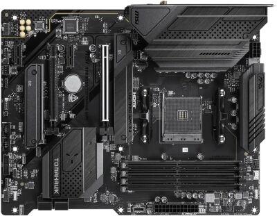 ����������� ����� MSI MAG B550 TOMAHAWK WIFI Soc-AM4 AMD B550 4xDDR4 ATX AC`97 8ch(7.1) 2.5Gg RAID+HDMI+DP