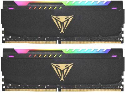 ������ DDR4 2x16GB 3600MHz Patriot PVSR432G360C0K Viper Steel RGB RTL Gaming PC4-28800 CL20 DIMM UDIMM 288-pin 1.35� dual rank � ���������� Ret