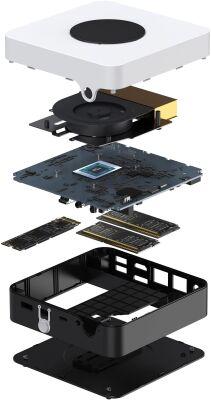 ������ Chuwi LarkBox X i3 1220P (1.5) 8Gb SSD256Gb UHDG Windows 11 Pro 2xGbitEth WiFi BT 65W ������/�����