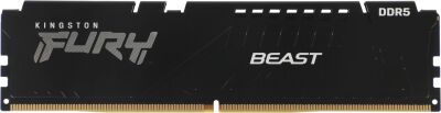 ������ DDR5 8GB 5600MHz Kingston KF556C36BBE-8 Fury Beast Black RTL Gaming PC5-44800 CL36 DIMM UDIMM 288-pin 1.25� single rank � ���������� Ret