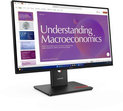������� Lenovo 23.8" ThinkVision T24d-40 ������ IPS LED 16:9 HDMI M/M ������� HAS Piv 250cd 178��/178�� 1920x1080 120Hz DP FHD USB 5.6��